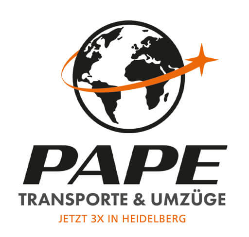 Logo Pape Transporte mit Zusatz 2x in Heidelberg